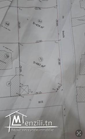 Vend terrain a Borj Louzir