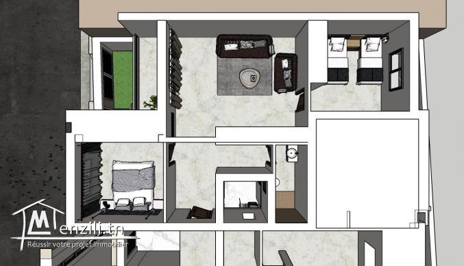 des appartements a plage kerkouane kélibia