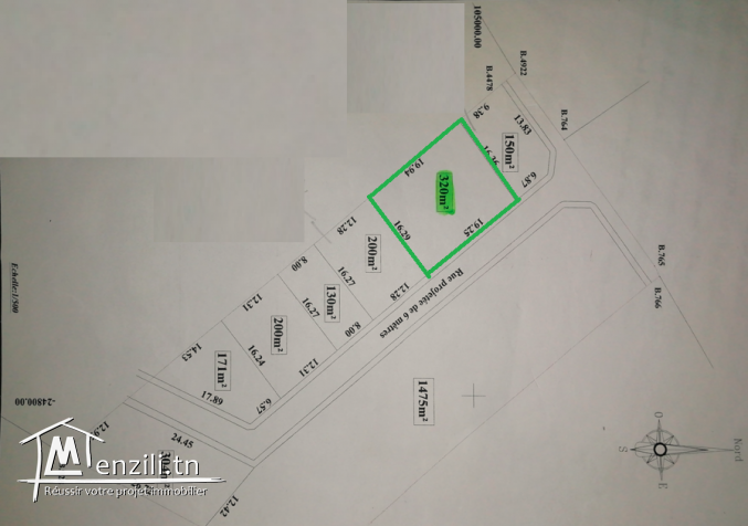 Terrain Roued El Brarja1 Rue Bir El Bey