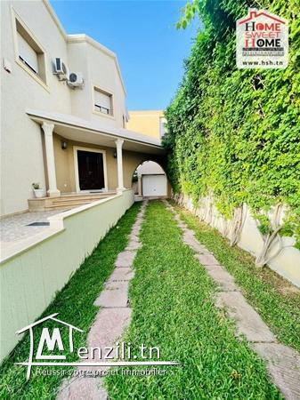 Villa Cedric à Vendre aux Jardins de l'Aouina
