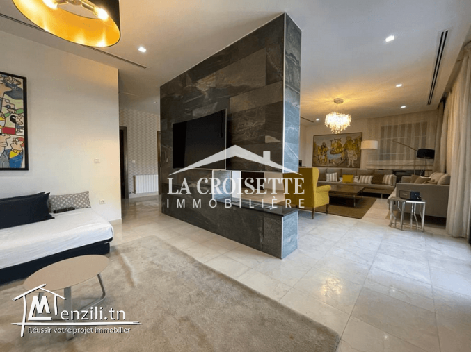 Triplex S3 meublé avec piscine à la Marsa MDL0547