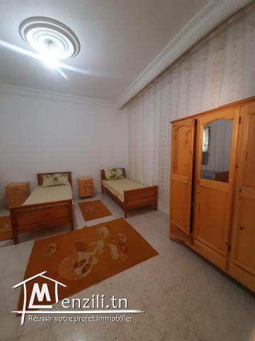 appartement s+2 meublé a louer