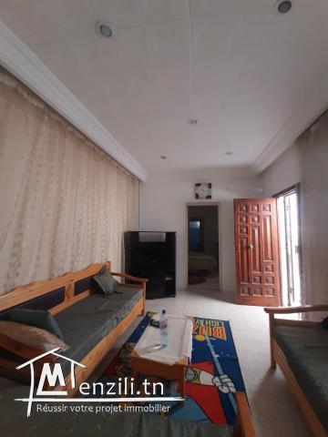 appartement s+2 meublé a louer