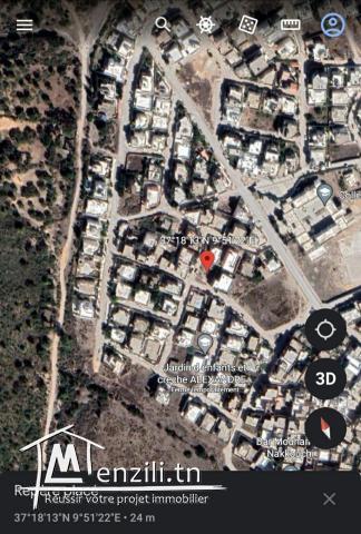 À vendre un terrain à Boukhris-Bizerte