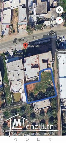 Vends terrain proche route de bizerte