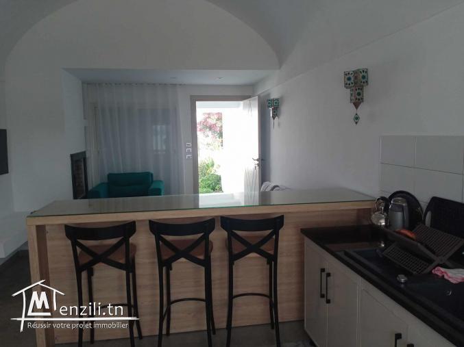 un bangalow a plage el mamouia kélibia