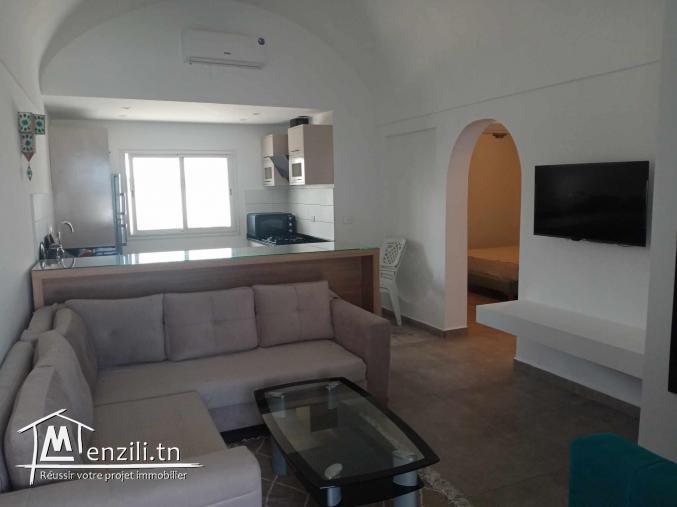 un bangalow a plage el mamouia kélibia