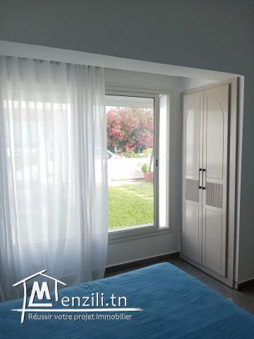 un bangalow a plage el mamouia kélibia