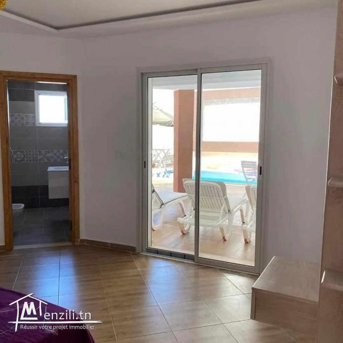 villa avec piscine a plage dar allouche kélibia