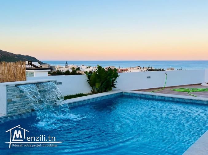Villa s3 avec piscine à l Haouaria