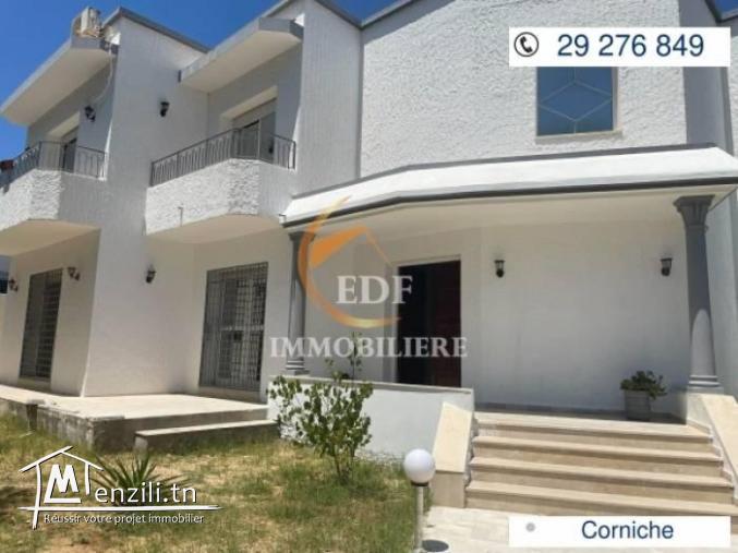 Réf  5534  Villa à Corniche Bizerte