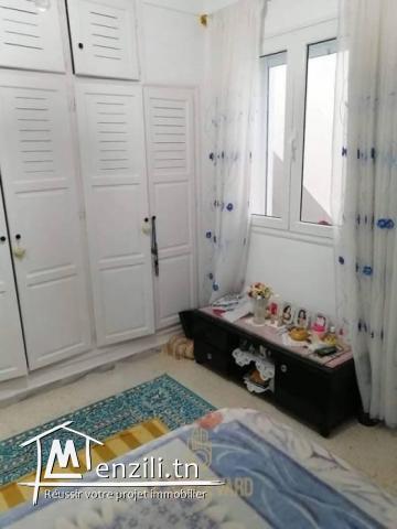 A vendre Etage de villa S2 avec toit à  Nabeul