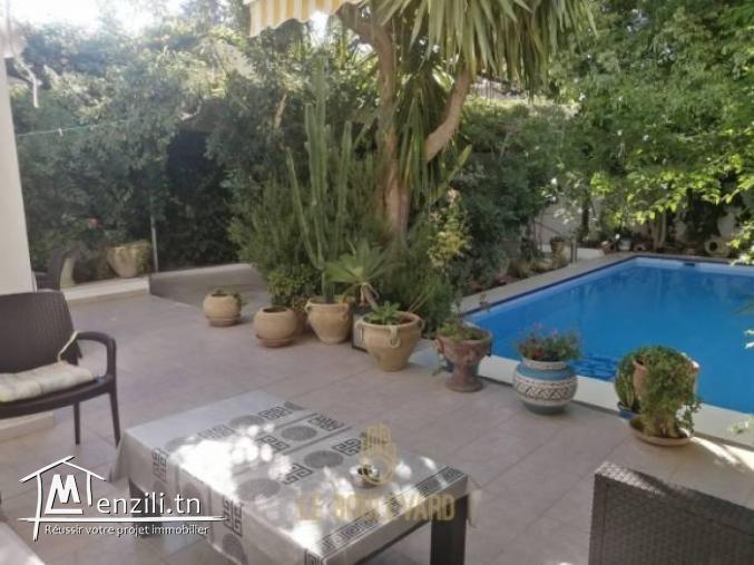 Villa S4 avec piscine à Manaret Hammamet