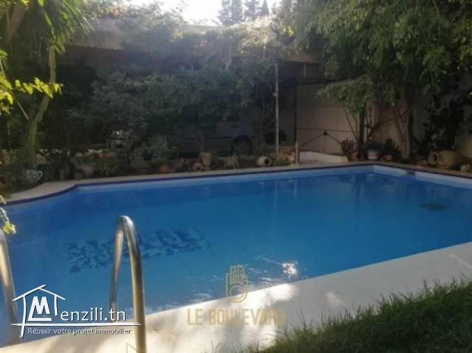 Villa S4 avec piscine à Manaret Hammamet