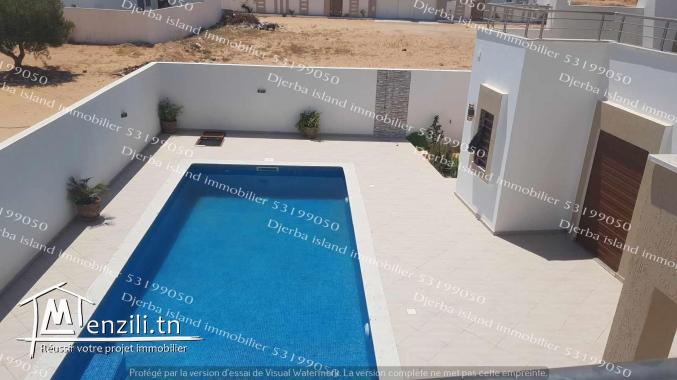 Grande villa houmet avec piscine