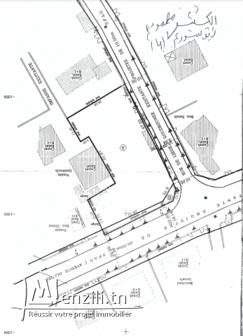 Terrain autorisé pour Immeuble R+2