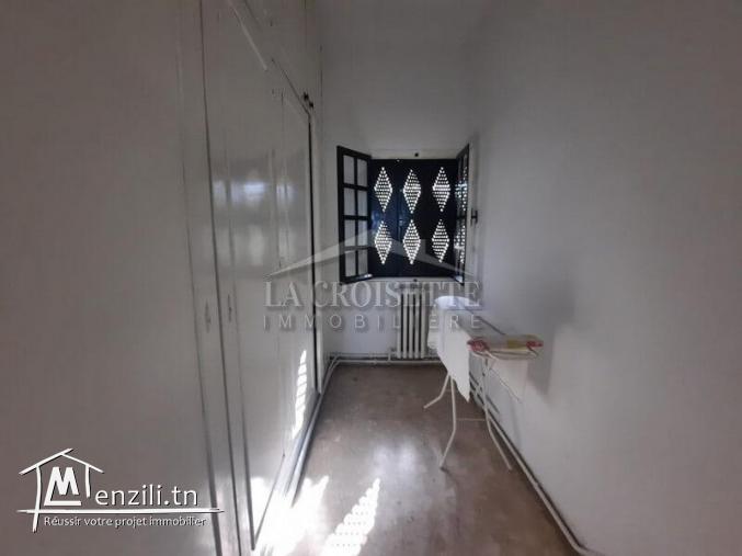 Etage de villa meublé s+3 vue sur mer à la Marsa MEL0218