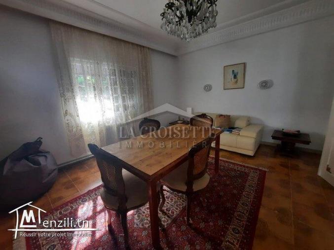 Etage de villa meublé s+3 vue sur mer à la Marsa MEL0218