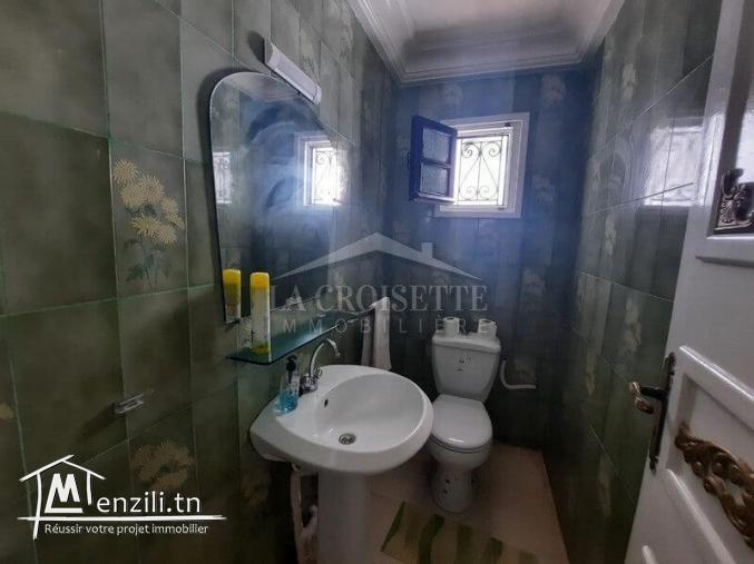 Etage de villa meublé s+3 vue sur mer à la Marsa MEL0218