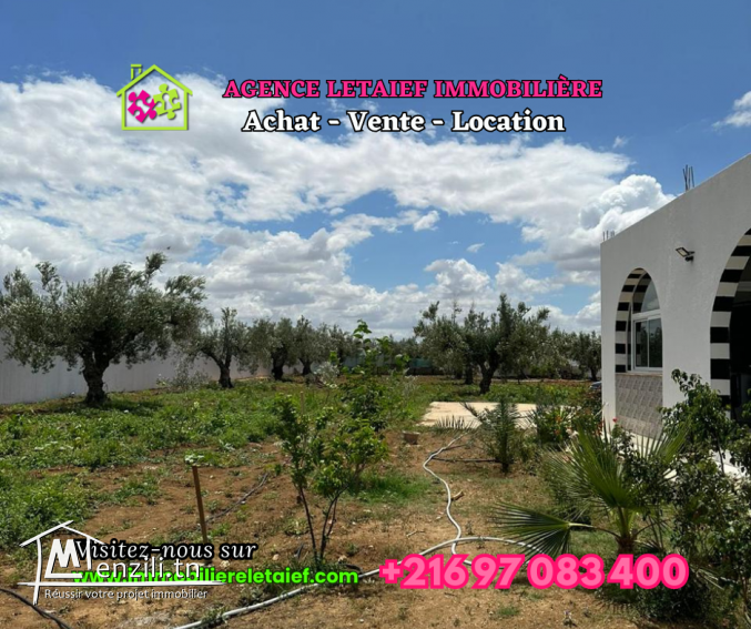 A vendre une ferme à kalaa el kebira.