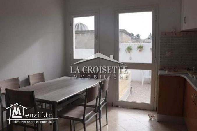 Appartement s+4 meublé à la Marsa ZEL0285
