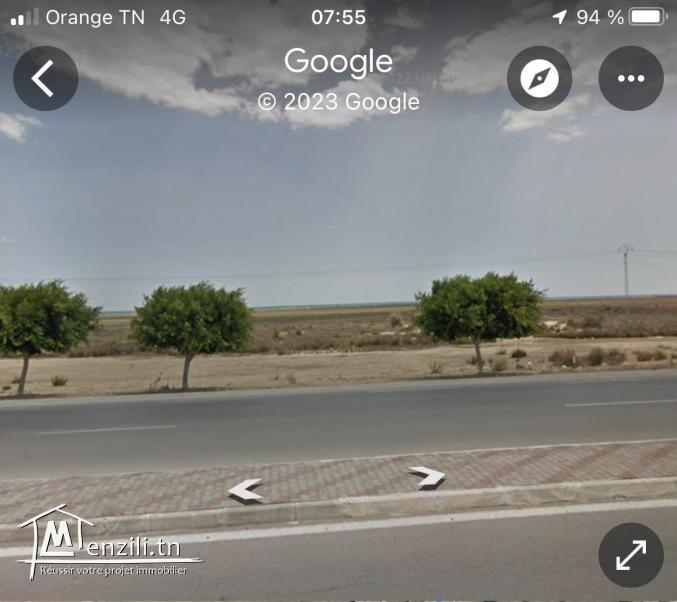 Terrain à vendre à la sortie sud de Yasmine Hammamet