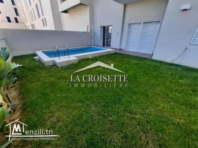Duplex s+3 avec piscine aux Jardins de carthage MDL0553