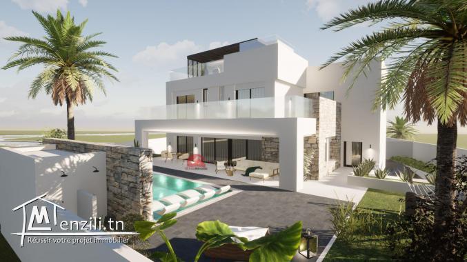 ENTE VILLA HAUT DE GAMME À DJERBA MEZRAYA - RÉF V630