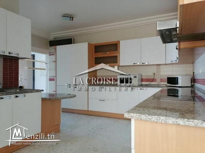 Appartement s+3 vue sur mer à la marsa MAL2981