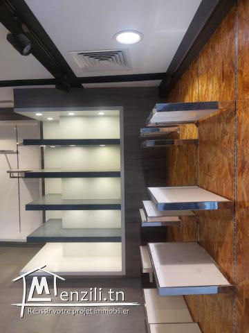 A louer local commercial RDC + Mezzanine à Nabeul