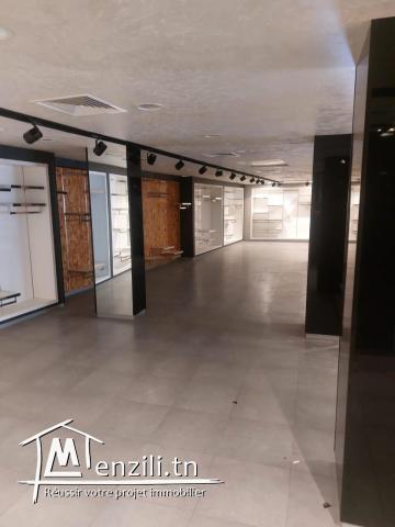 A louer local commercial RDC + Mezzanine à Nabeul