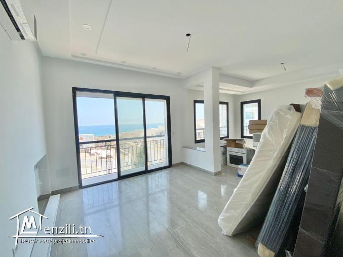 A louer un appartement S2 vue mer à La Marsa