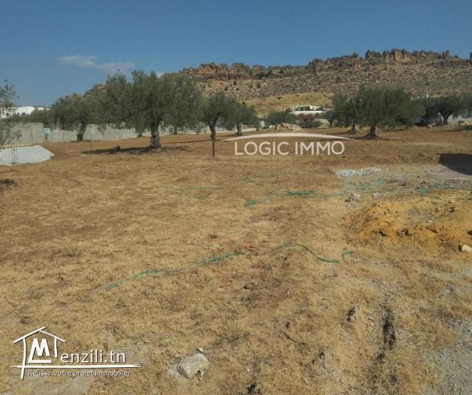 Terrain a vendre ouvre sur deux rues