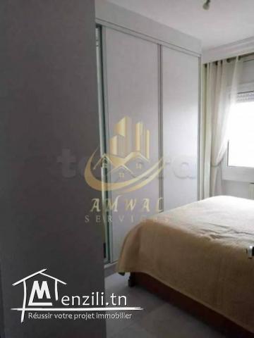 Un appartement s3 avec jardin a la Soukra