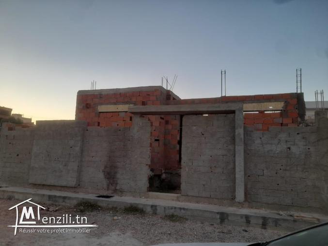 Terrain partiellement construit