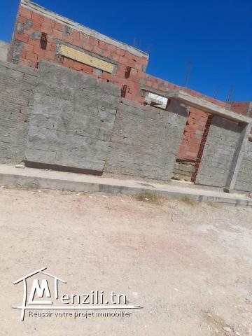 Terrain partiellement construit