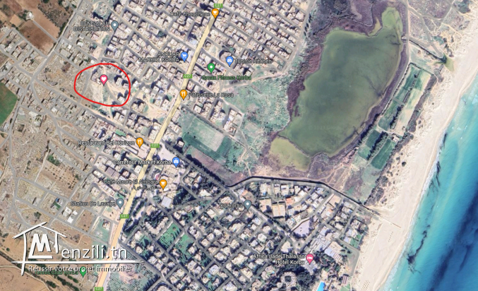 Terrain partiellement construit