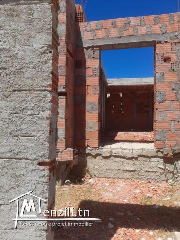 Terrain partiellement construit