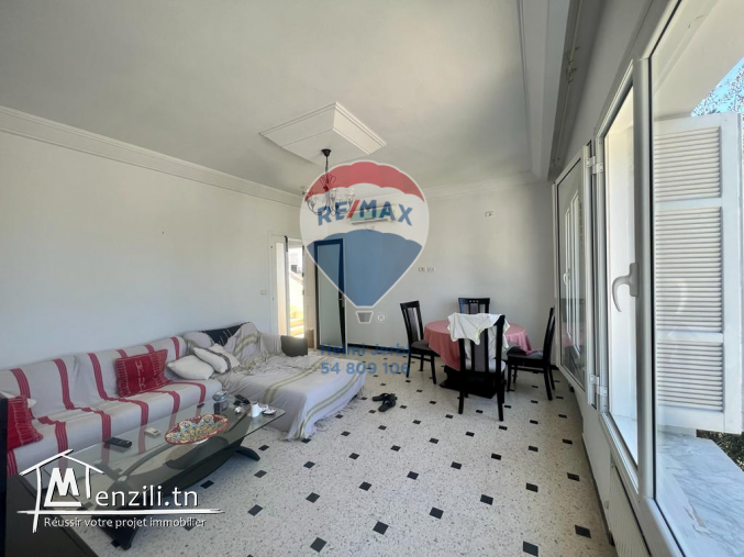 S3 meublé et vue mer à La Marsa plage à louer