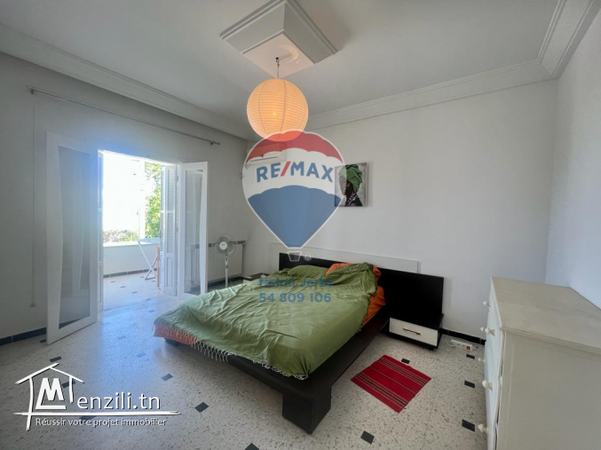 S3 meublé et vue mer à La Marsa plage à louer