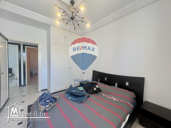 S3 meublé et vue mer à La Marsa plage à louer