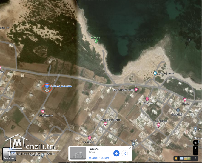 Terrain Prêt à Construire avec Vue Mer à ElHaouaria