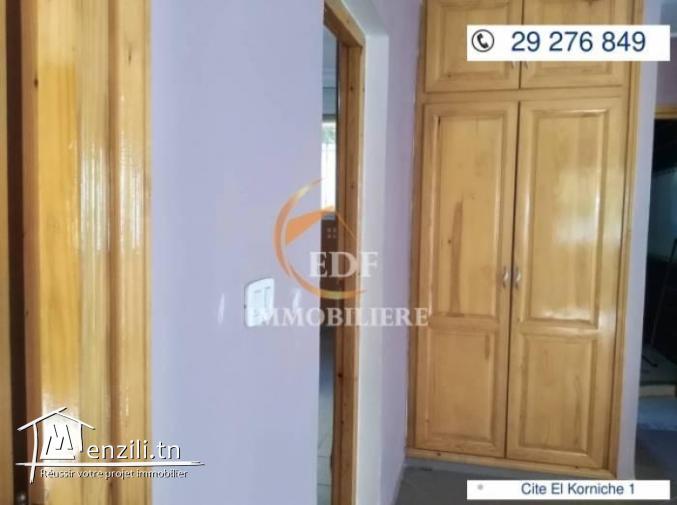 Ref 2357 appartement  au rdc à corniche  bizerte
