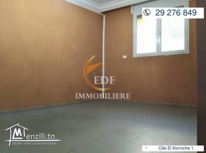 Ref 2357 appartement  au rdc à corniche  bizerte