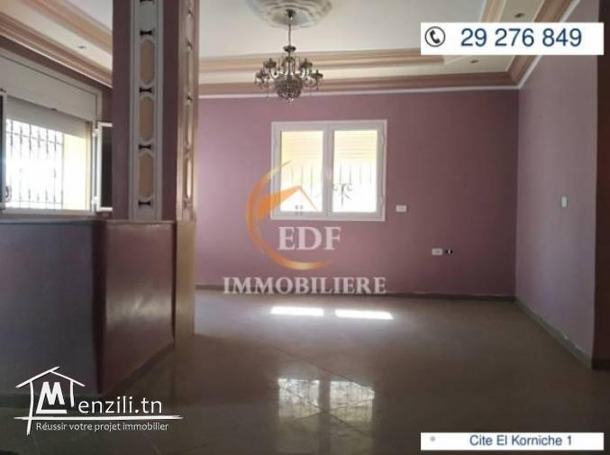 Ref 2357 appartement  au rdc à corniche  bizerte