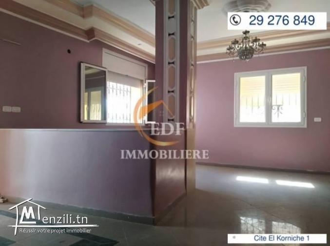 Ref 2357 appartement  au rdc à corniche  bizerte