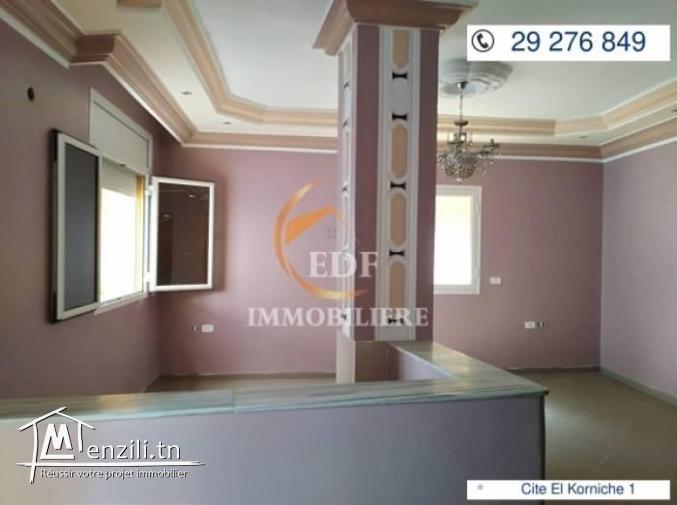 Ref 2357 appartement  au rdc à corniche  bizerte