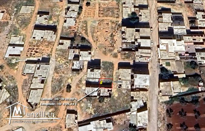 Terrain à vendre Mnihla Ariana 120m2