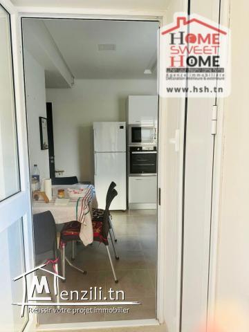 Appart S+1 Mouna à Louer aux Jardins de Carthage