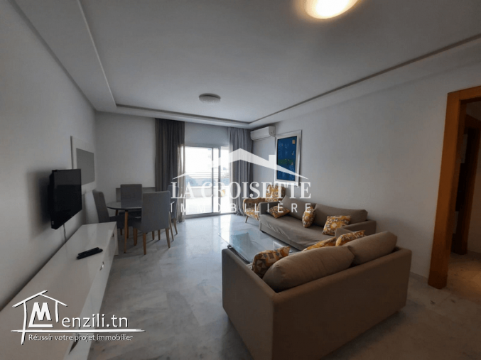 Appartement s+2 meublé à ain zaghouan nord mal0343